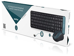 Комплект клавиатура+мышь мультимедийный Smartbuy 222358AG-K черный