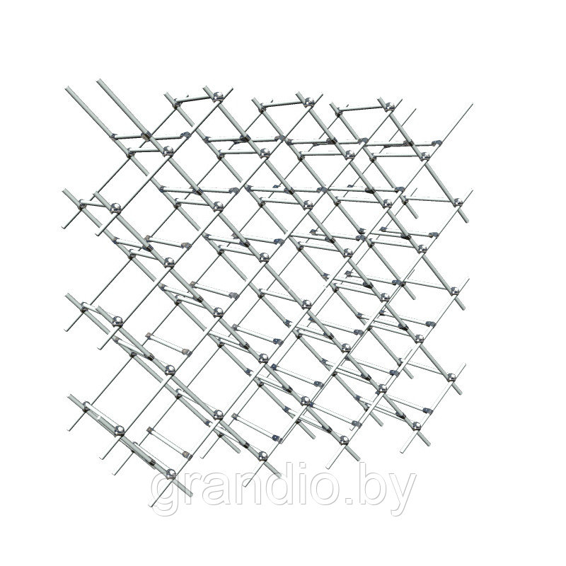 Торговый стеллаж для дисков (на 25 штук) 2560*2260*550 Puzzle