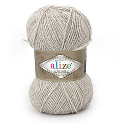 Пряжа Alize Alpaca Royal цвет 152 бежевый меланж