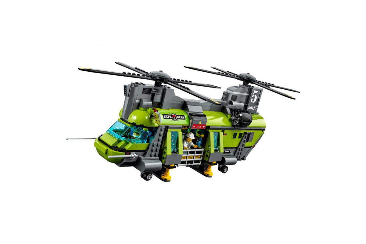 Конструктор Bela 10642 (аналог Lego City 60125) "Тяжёлый транспортный вертолёт Вулкан", 1325 дет - фото 4 - id-p70672383