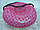 Надувная ватрушка (тюбинг) 110 см "Розовые цветы" с автокамерой, фото 2