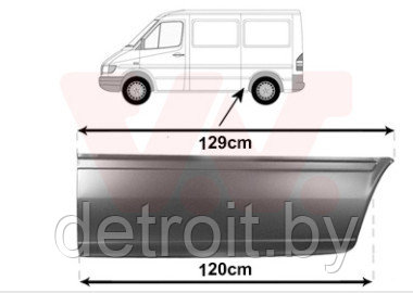 Панель левая Мерседес Спринтер W901, 3076141
