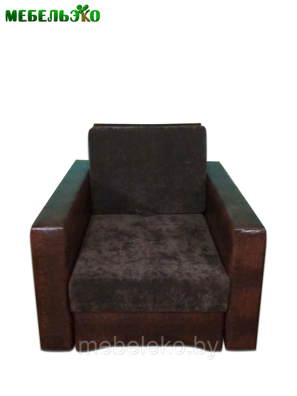Кресло-кровать "Рик" темно-коричневое - фото 1 - id-p71936217