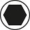 Биты под винты с шестигранным гнездом, 25 мм.