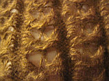 Палантин вязаный женский теплый коричневый, фото 5