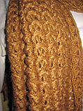 Палантин вязаный женский теплый коричневый, фото 7
