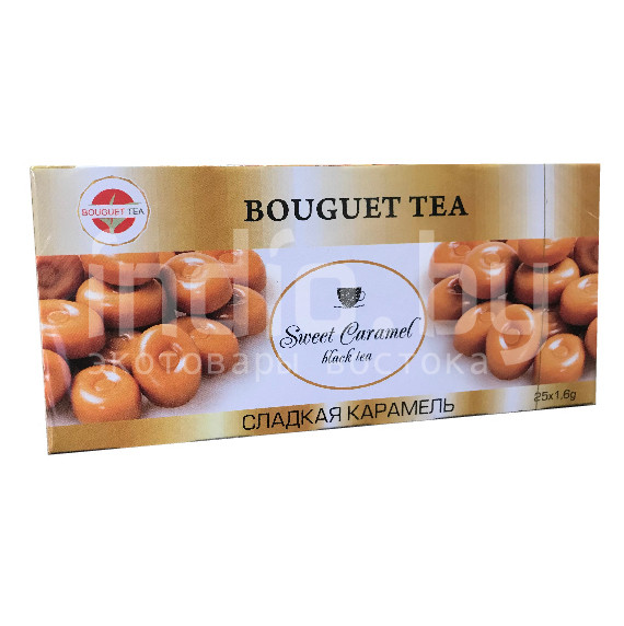 Травяной чай "Сладкая карамель" BOUGUET TEA, 25*1,6г