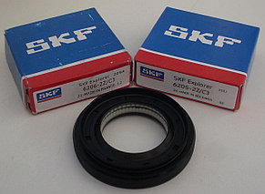 Подшипники SKF комплект к стиральной машине LG, 6205-2Z/C3,6206-2Z/C3, сальник 37x66x9.5/12 смазка