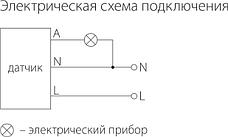 Датчик движения SNS M 03 8m 2,2-4m 1200W IP20 360 Белый, фото 3