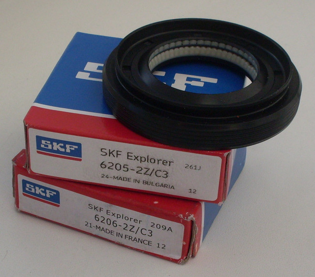 Подшипники SKF комплект к LG, 6205-2Z/C3,6206-2Z/C3, сальник 37x66x9.5/12 смазка