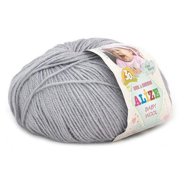 Пряжа Alize Baby Wool цвет 52 талая вода