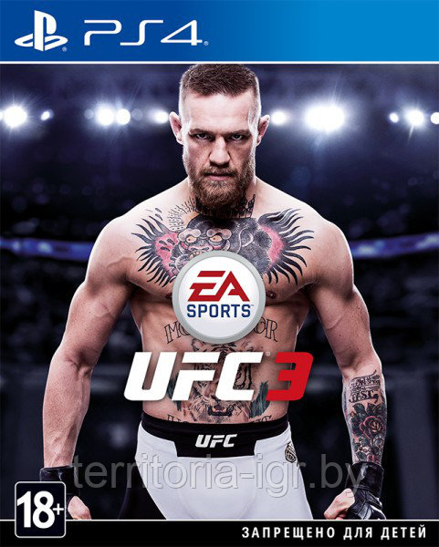 UFC 3 PS4 (Русская версия) русская обложка бу диск