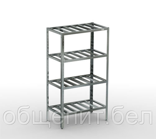 Стеллаж кухонный 1150х400х1800, полка решетка