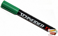 Маркер перманентный Schneider 130, зеленый