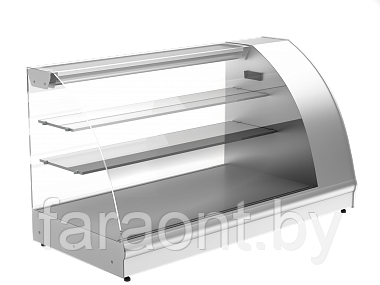 Витрина тепловая Carboma А57 SH 1,2-1 (нержавеющая сталь, INOX)