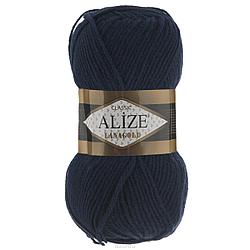 Пряжа Alize Lanagold 240 м. цвет 58 темно-синий