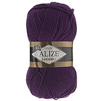 Пряжа Alize Lanagold 240 м. цвет 111 тёмно-фиолетовый
