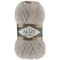 Пряжа Alize Lanagold 240 м. цвет 152 бежевый меланж