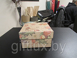 Коробка подарочная  10*10*6 см