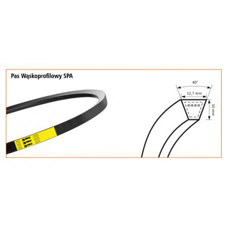 Ремень привода V-belt-SPA-782 Lp для MAXBOXER, арт. № SPA 782 - фото 2 - id-p70877539