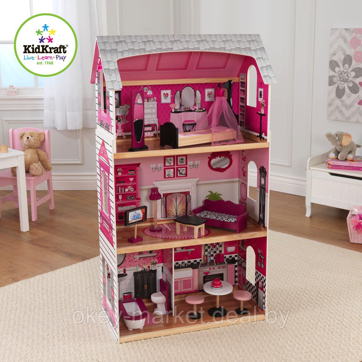 Кукольный домик Pink And Pretty Kidkraft 65865 - фото 3 - id-p70878259