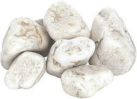 Камни для бани "Белый кварц", коробка 20 кг