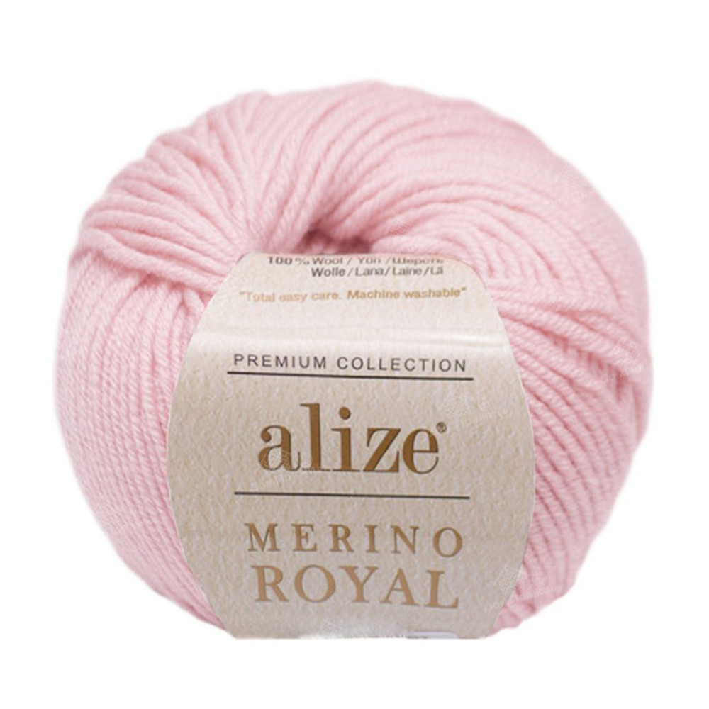 Пряжа Alize Merino Royal цвет 31 светло-розовый