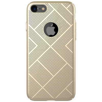 Пластиковая накладка Nillkin Air Case Gold для Apple iPhone 7 - фото 1 - id-p70900291