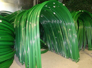 Дуги парниковые 2,5м; металлические в ПВХ, зеленые, комплекты по 6шт., фото 2