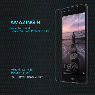Противоударное защитное стекло Nillkin Amazing H для Huawei Honor 6C Pro\ V9 Play - фото 1 - id-p70900316