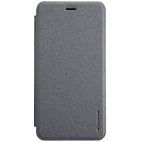 Полиуретановый чехол книга Nillkin Sparkle Leather Case Black для Huawei Honor 6C Pro\ V9 Play
