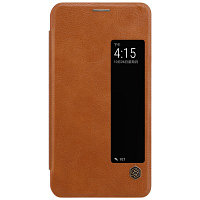 Кожаный чехол Nillkin Qin Leather Case Brown для Huawei Mate 10