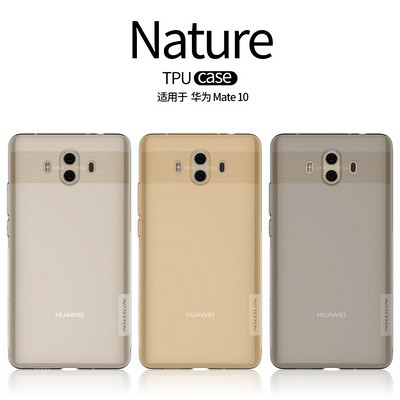 Силиконовый чехол Nillkin Nature TPU Case Brown для Huawei Mate 10 - фото 4 - id-p70900420