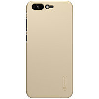 Пластиковый чехол с пленкой Nillkin Super Frosted Shield Gold для Asus ZenFone 4 Pro ZS551KL