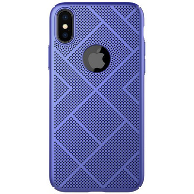 Пластиковая накладка Nillkin Air Case Blue для Apple iPhone Xs - фото 1 - id-p70900467