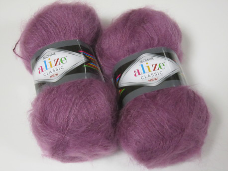 Пряжа Alize Mohair Classic цвет 169 роза - фото 3 - id-p70906651