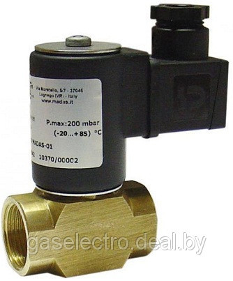 Газовый электромагнитный клапан MADAS EVO 01 008 - фото 1 - id-p3208690