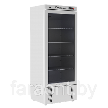 Холодильный шкаф R560 С (стекло) Сarboma INOX - фото 1 - id-p1381264