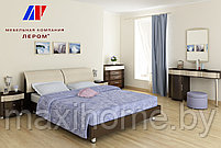 Кровать «Лером» (1,6 м)  КР-103/КР-104,цвет дуб венге комбинированный