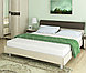 Кровать «Лером» (1,4 м) КР-105/КР-106, цвет дуб беленый комбинированный, фото 2