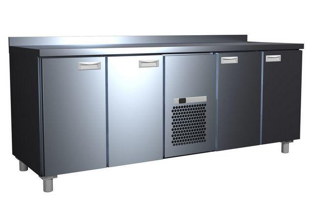 Холодильный стол Carboma 700 RAL ONE SIDE T70 M4-1 9006/9005 (4GN/NT Полюс) - фото 1 - id-p65030627
