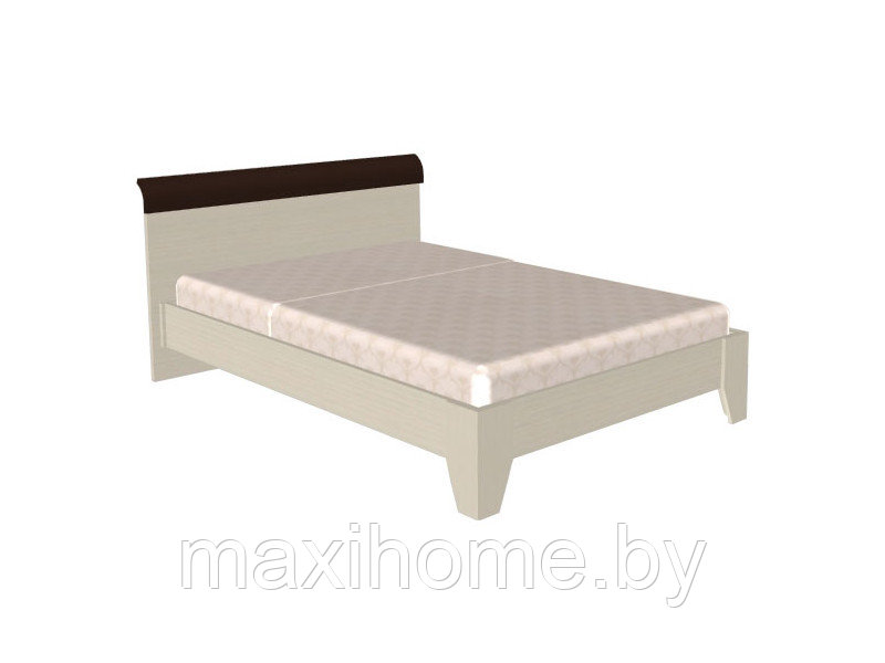 Кровать «Лером» (1,2 м) КР-109, цвет дуб беленый комбинированный - фото 3 - id-p71001092