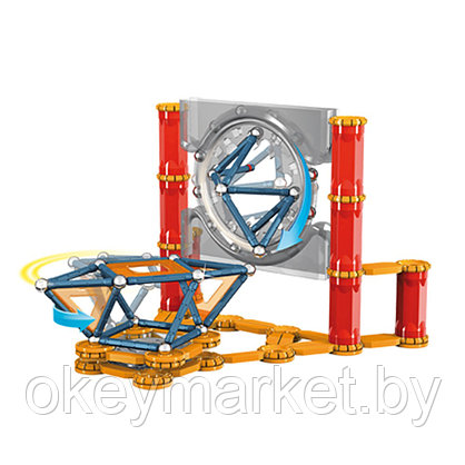 Конструктор магнитный Geomag Mechanics 164 детали, фото 2