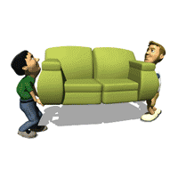 Перевозка дивана с грузчиками