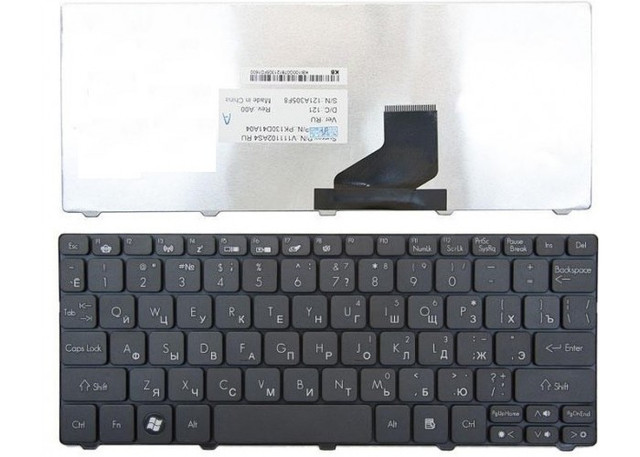 Замена клавиатуры в ноутбуке  Acer ONE  532H D260 GATEWAY LT21