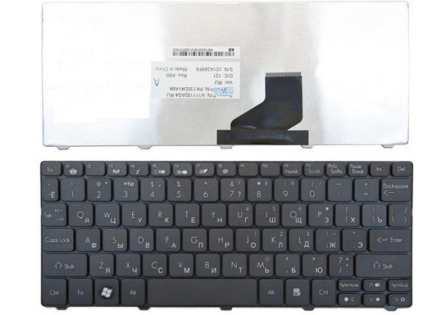 Замена клавиатуры в ноутбуке Acer ONE 532H D260 GATEWAY LT21
