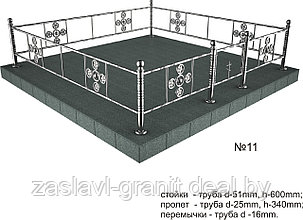 Ограды из нержавейки № 11,12,20,23,25