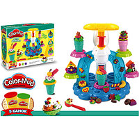 Игровой набор "Кондитер" с пластилином Color-Mud 6614 (аналог Play-Doh)