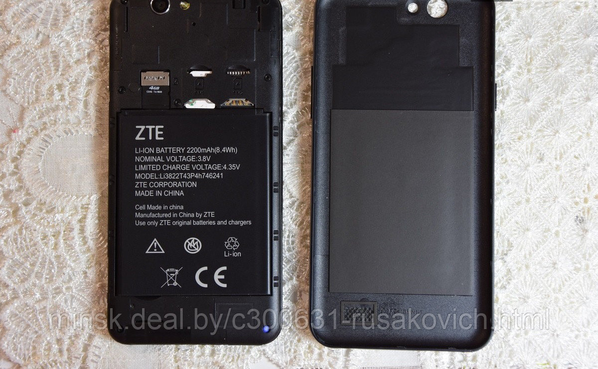 Купить батарею аккумулятор для телефона ZTE Blade L4 PRO A465 Li3822T43P4h746241 в Минске