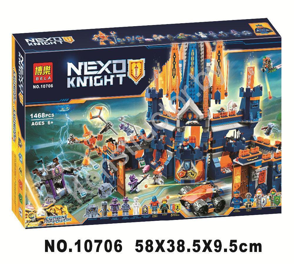 Конструктор Bela 10706 Nexo Knight "Королевский замок Найтон" (аналог Lego 70357) 1468 деталей